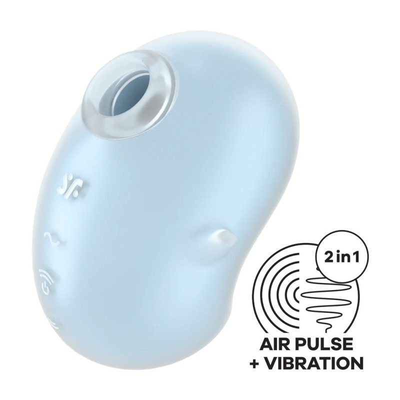 Satisfyer Stimulateur de Clitoris Cutie Ghost Bleu